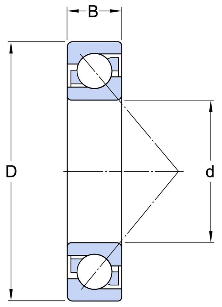 Підшипник 7202 B-XL-TVP FAG 15×35×11 мм